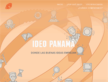 Tablet Screenshot of ideopanama.com